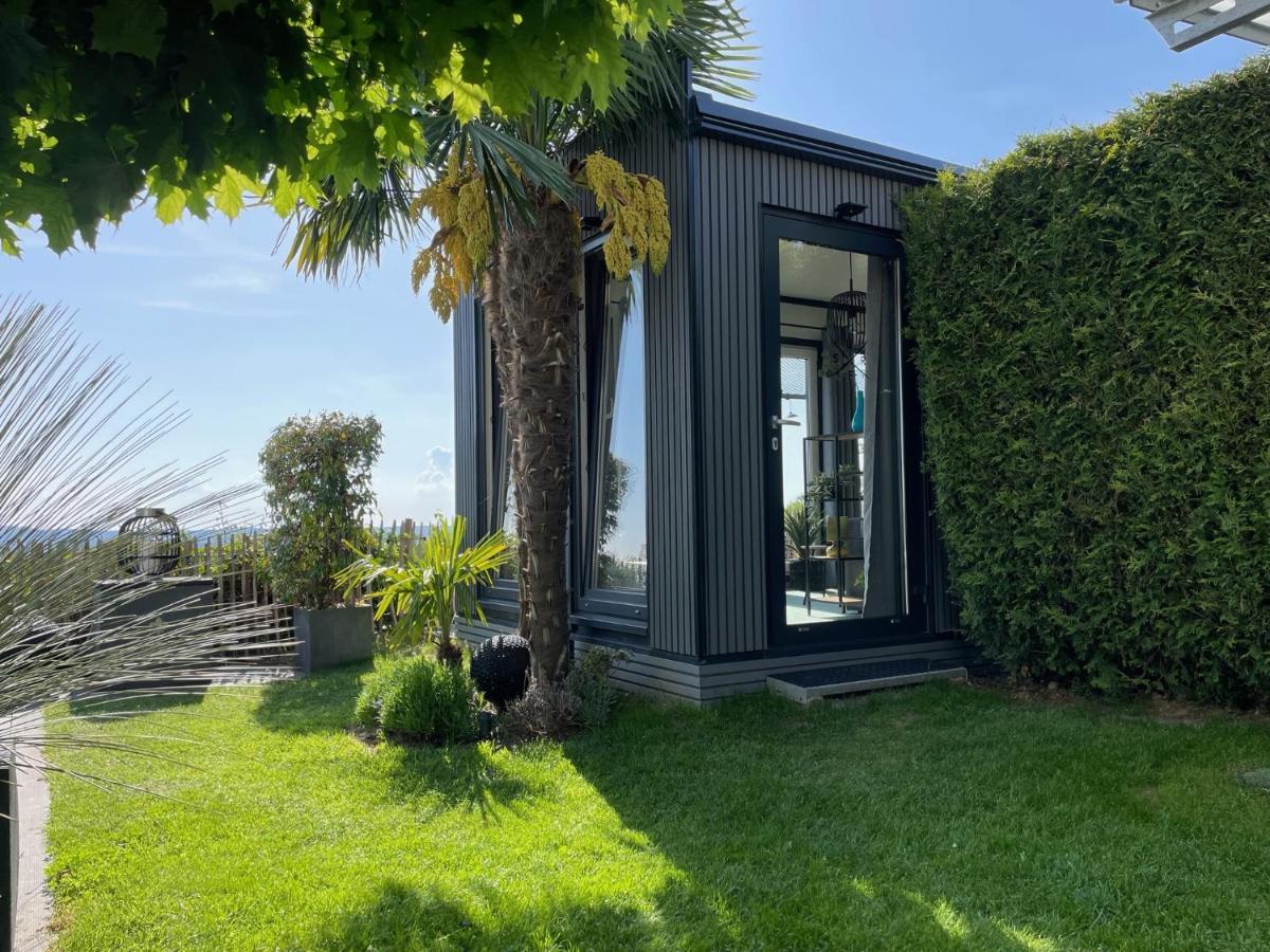 Tiny-House Mit Alpen- Stadt- Und Poolblick , Wlan 帕绍 外观 照片