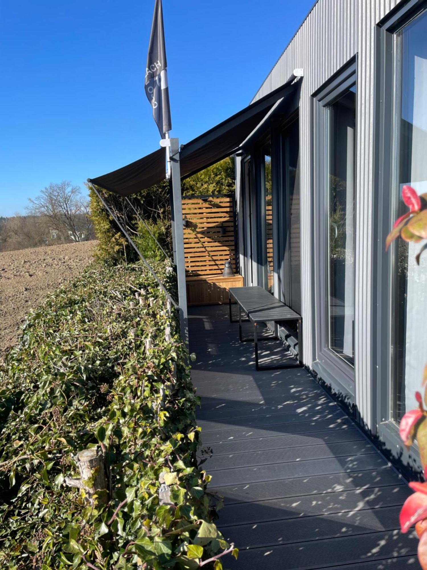 Tiny-House Mit Alpen- Stadt- Und Poolblick , Wlan 帕绍 外观 照片