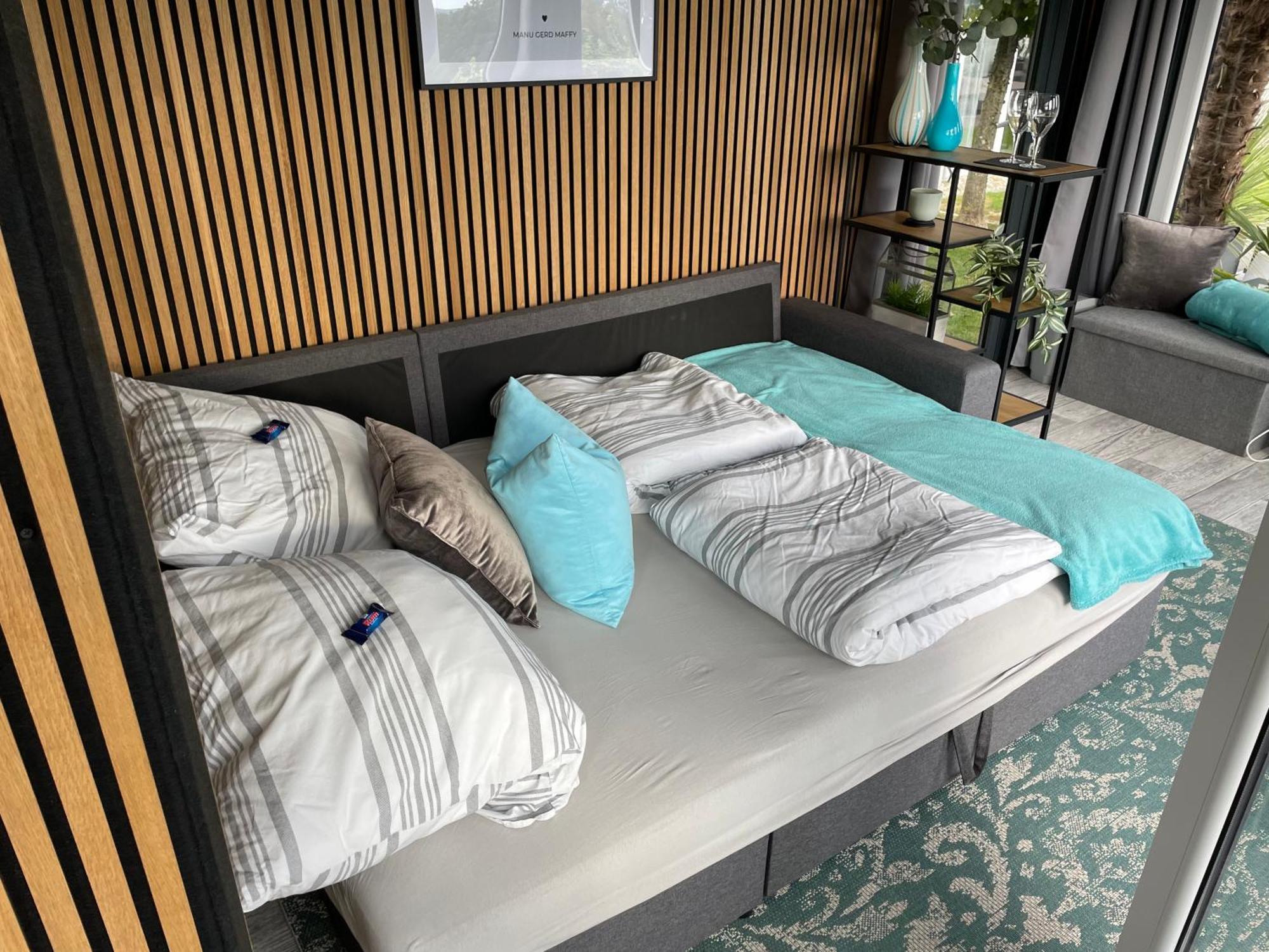 Tiny-House Mit Alpen- Stadt- Und Poolblick , Wlan 帕绍 外观 照片