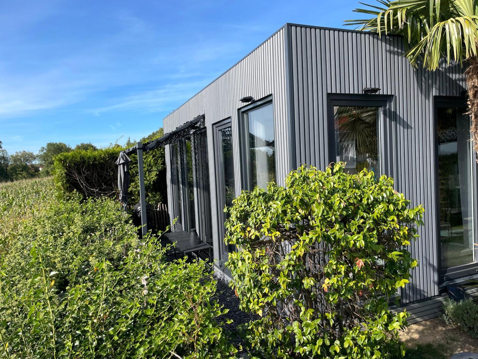 Tiny-House Mit Alpen- Stadt- Und Poolblick , Wlan 帕绍 外观 照片